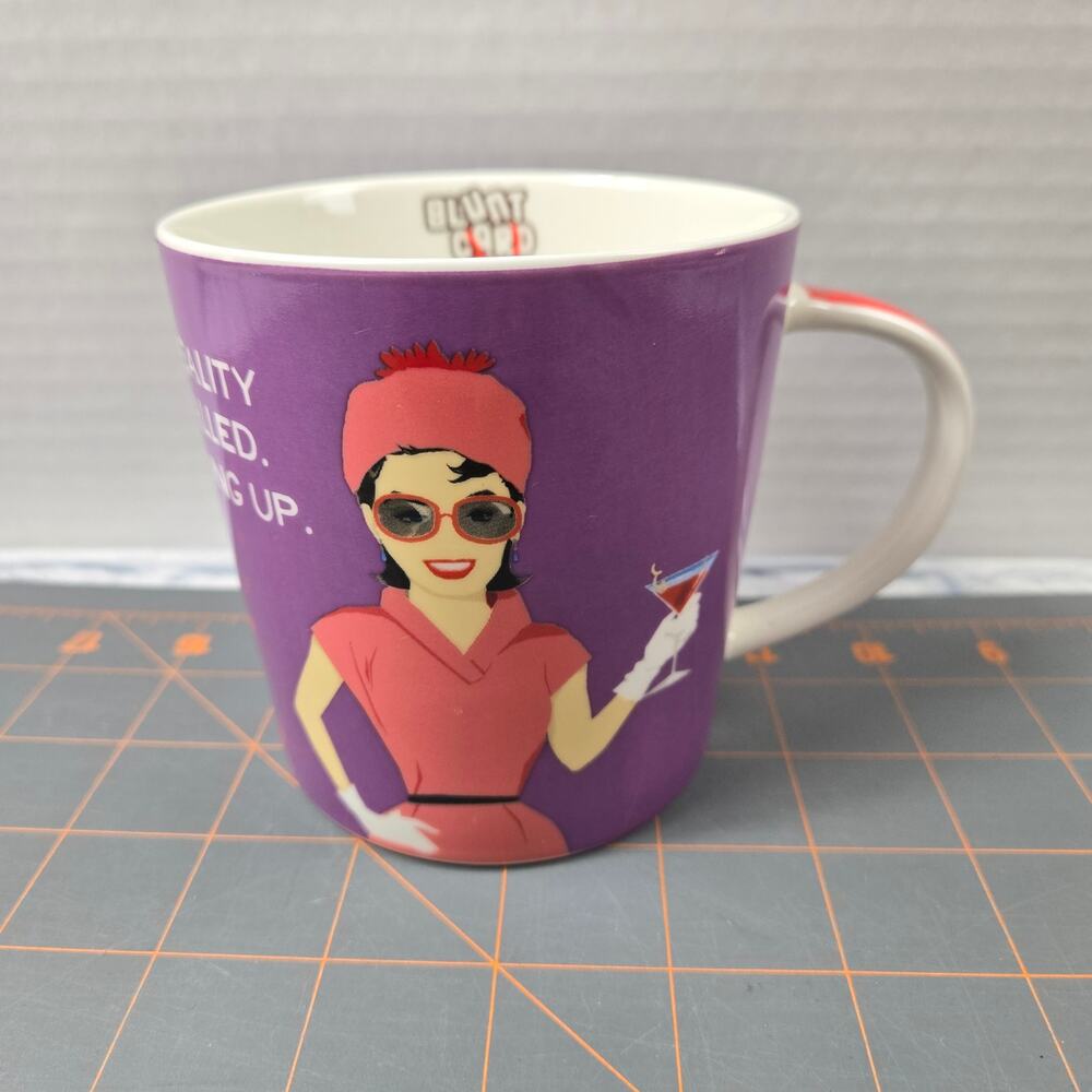 Blunt Card Sassy Reality Called I Hung Up Coffee Tea Mug
